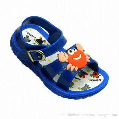 Cute Crab Design Kid's Sandals